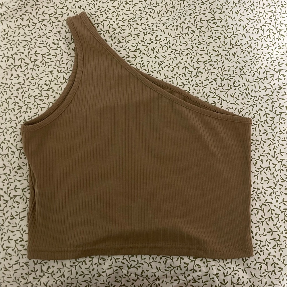 One shoulder tank top